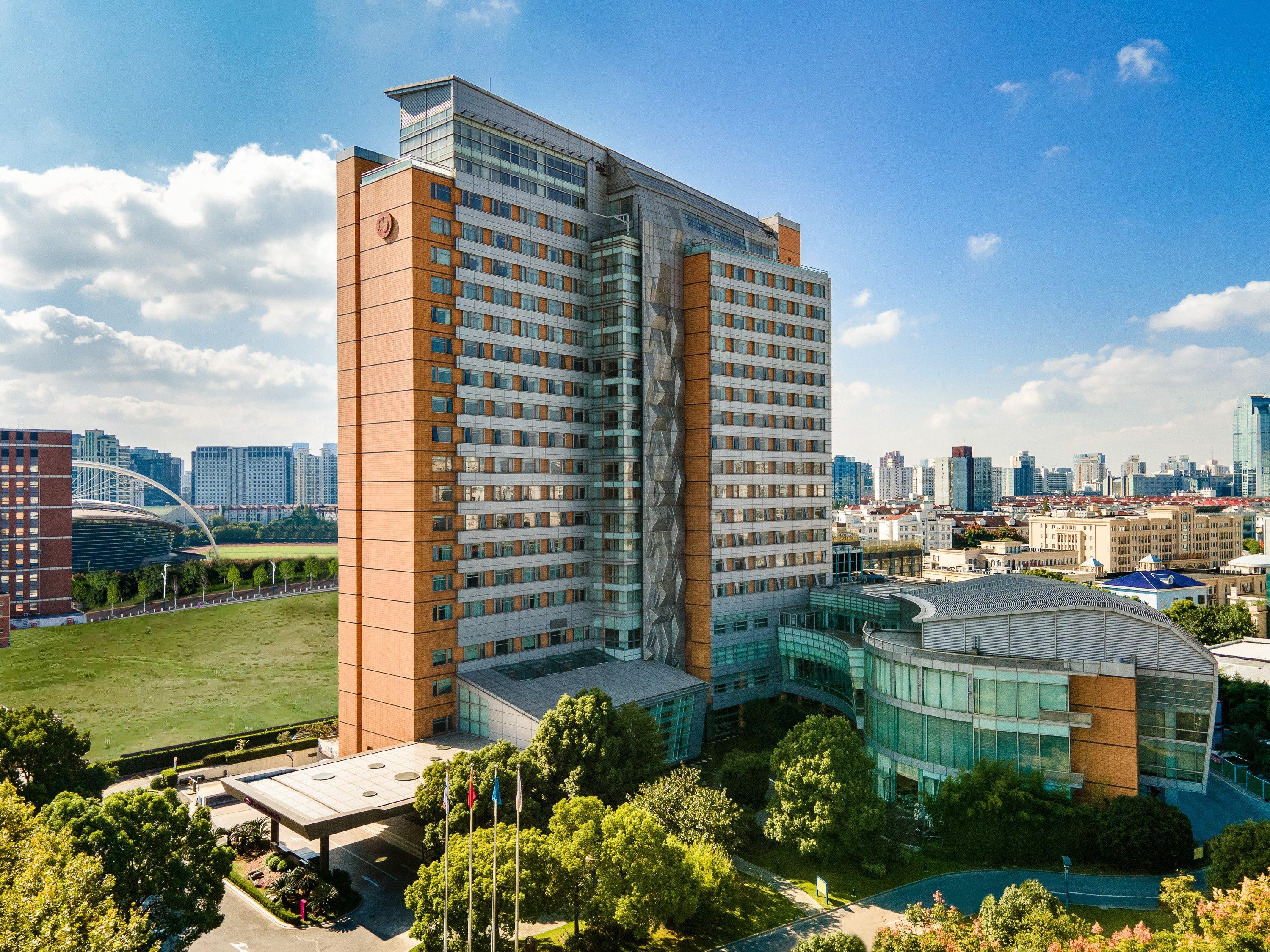 ホテル クラウン プラザ 上海 復旦 エクステリア 写真